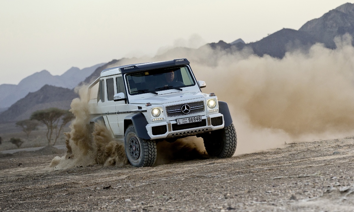 Mercedes-Benz G 63 AMG 6x6, Fot: Mercedes-Benz Mercedes-Benz G 63 AMG 6x6, Fot: Mercedes-Benz