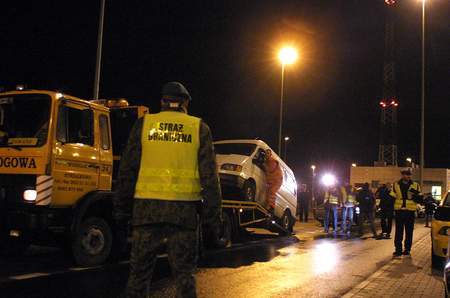 Fot. P. Jasiczek: Jeden z zatrzymanych przez policjantów samochodów. Fot. P. Jasiczek: Jeden z zatrzymanych przez policjantów samochodów.