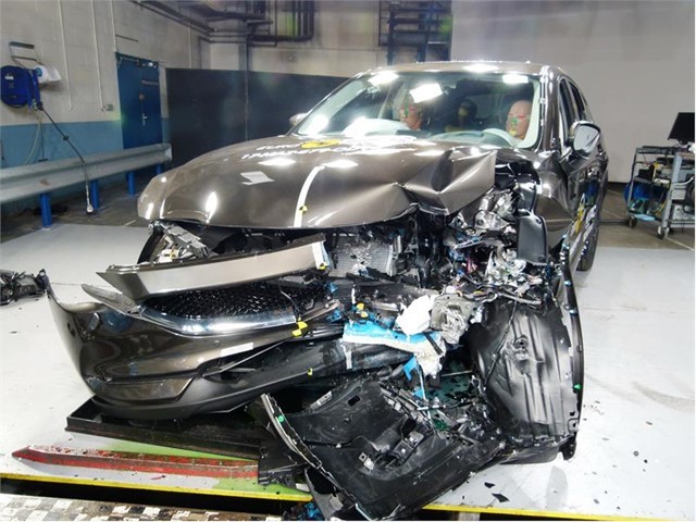 Mazda CX-5
Wersja standardowa:
Ochrona dorosłych – 95 proc.
Ochrona dzieci – 80 proc.
Ochrona pieszych – 78 proc.
Systemy bezpieczeństwa – 59 proc.
Łączna nota - pięć gwiazdek
Fot. Euro NCAP Mazda CX-5
Wersja standardowa:
Ochrona dorosłych – 95 proc.
Ochrona dzieci – 80 proc.
Ochrona pieszych – 78 proc.
Systemy bezpieczeństwa – 59 proc.
Łączna nota - pięć gwiazdek
Fot. Euro NCAP