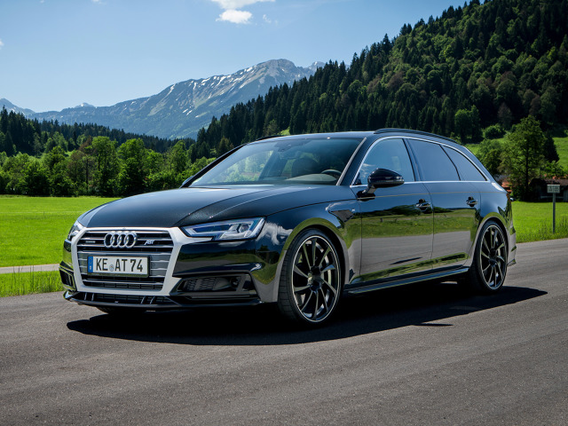 Audi A4 po tuningu
3 litrowy diesel V6 nie generuje już 272 KM, ale 325 KM. Zmiany przeszedł także benzynowy silnik 2.0 l turbo oferujący zamiast 252 KM moc 330 KM.
Fot. ABT Audi A4 po tuningu
3 litrowy diesel V6 nie generuje już 272 KM, ale 325 KM. Zmiany przeszedł także benzynowy silnik 2.0 l turbo oferujący zamiast 252 KM moc 330 KM.
Fot. ABT