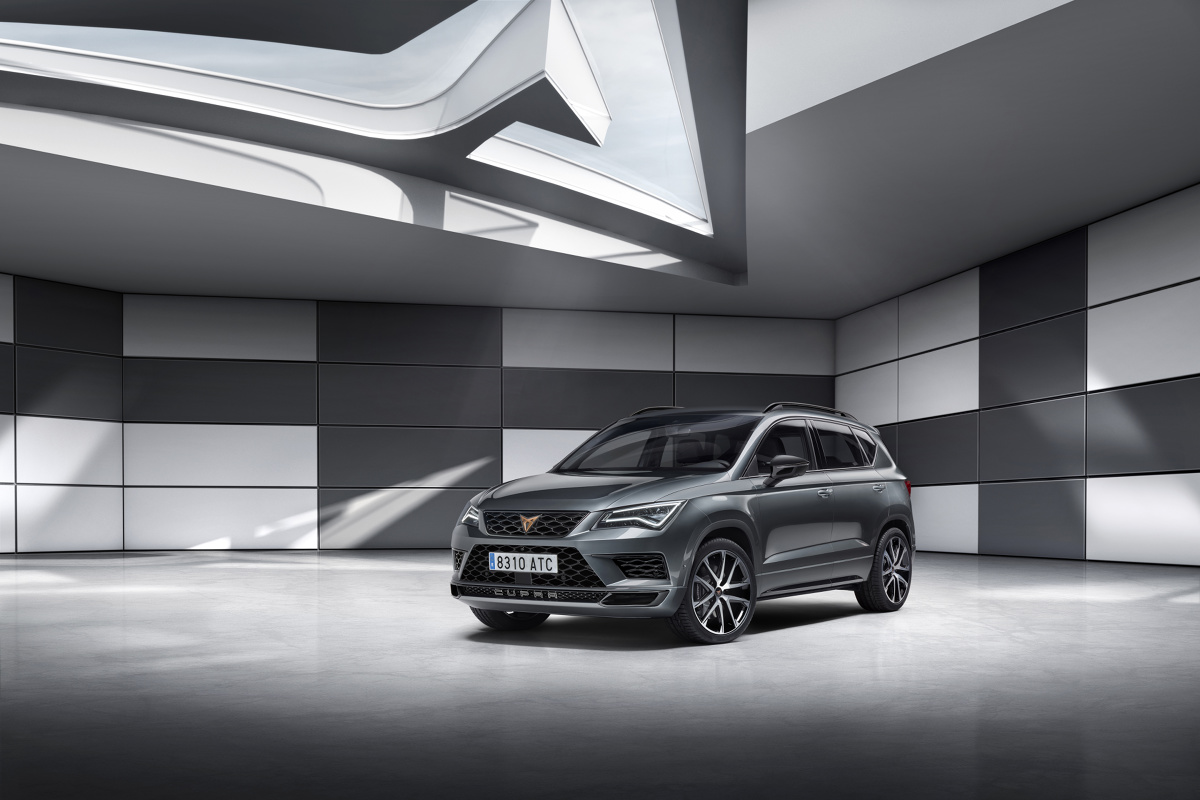 Cupra Ateca
Dzięki mocy 300 KM, napędowi 4Drive oraz nowej 7-stopniowej skrzyni biegów DSG, nowa Cupra Ateca przyspiesza do 100 km/h w ciągu 5,4 sekundy.
Fot. Cupra Cupra Ateca
Dzięki mocy 300 KM, napędowi 4Drive oraz nowej 7-stopniowej skrzyni biegów DSG, nowa Cupra Ateca przyspiesza do 100 km/h w ciągu 5,4 sekundy.
Fot. Cupra