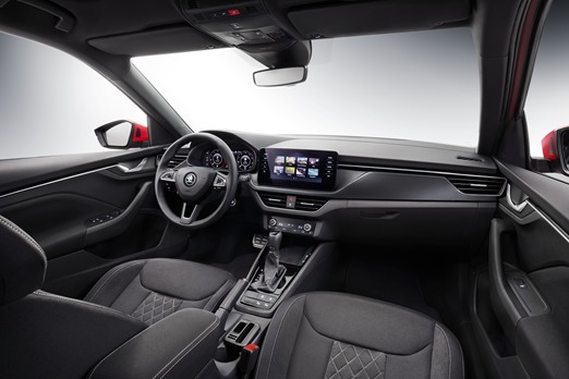 Skoda Kamiq
To drugi, po Skodzie Scala samochód dostępny w gamie modelowej, w którym zastosowano także nową koncepcję wyposażenia.
Fot. Skoda Skoda Kamiq
To drugi, po Skodzie Scala samochód dostępny w gamie modelowej, w którym zastosowano także nową koncepcję wyposażenia.
Fot. Skoda
