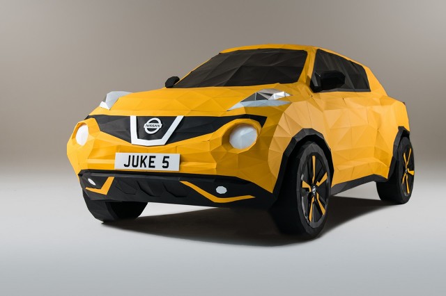Nissan Juke Origami. Samochód z papieru [galeria]