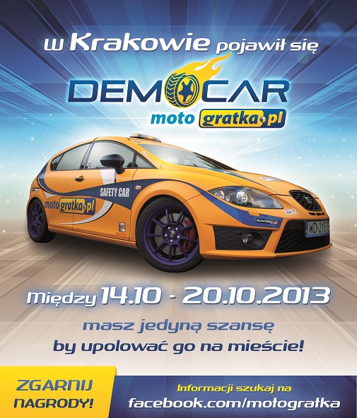 Democar serwisu moto.gratka.pl w grodzie Kraka