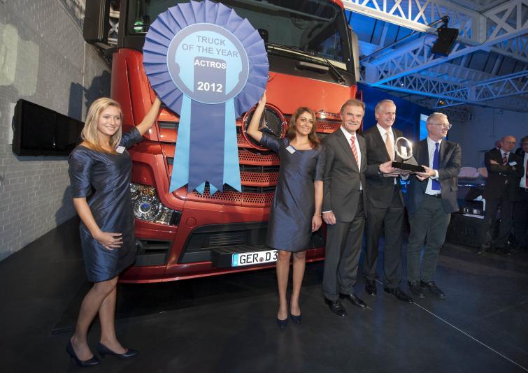 Mercedes Actros z tytułem Truck Of The Year Mercedes Actros z tytułem Truck Of The Year