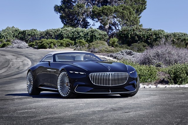 Vision Mercedes-Maybach 6
Za napęd pojazdu odpowiadają cztery elektryczne silniki o łącznej mocy 750 KM. Na jednym ładowaniu pokonamy dystans około 500 km, a po pięciu minutach ładowania przejedziemy nawet 100 km.
Fot. Mercedes Vision Mercedes-Maybach 6
Za napęd pojazdu odpowiadają cztery elektryczne silniki o łącznej mocy 750 KM. Na jednym ładowaniu pokonamy dystans około 500 km, a po pięciu minutach ładowania przejedziemy nawet 100 km.
Fot. Mercedes