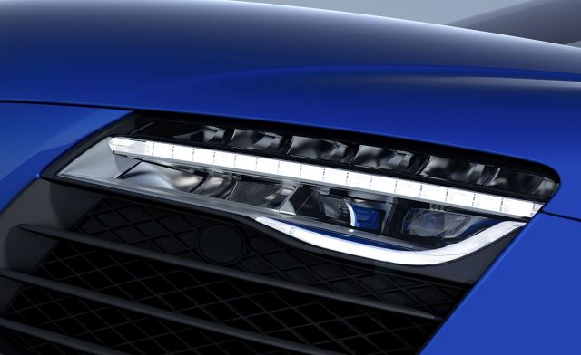 zdjęcie Audi R8 LMX z laserowymi światłami drogowymi