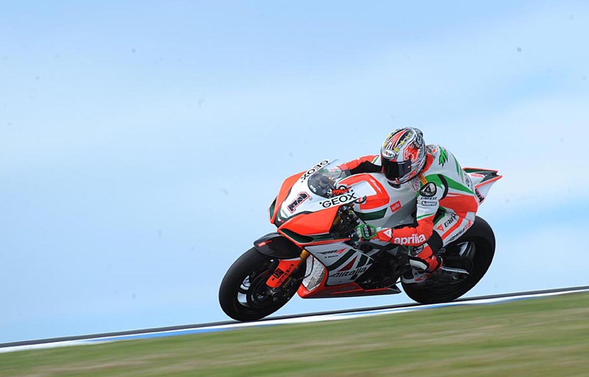 Max Biaggi Fot: Aprilia Max Biaggi Fot: Aprilia
