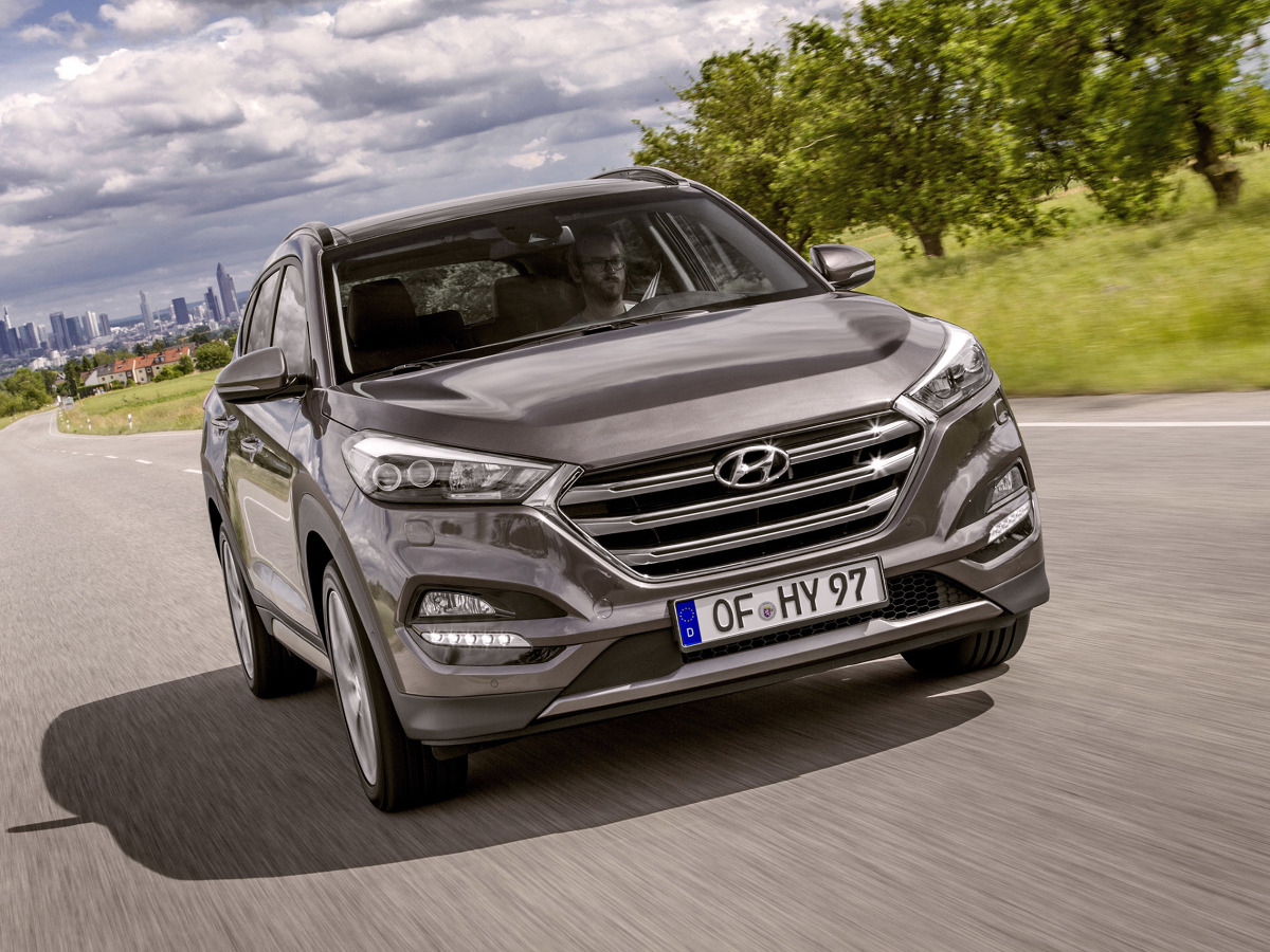 Бампер на hyundai tucson