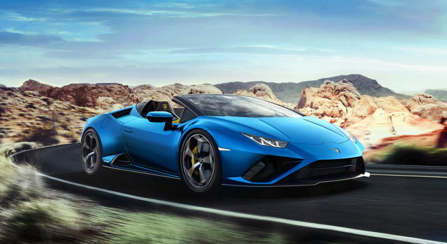 Lamborghini Huracan Evo RWD Spyder
Lamborghini Huracan Evo RWD Spyder waży 1509 kg i wyróżnia się rozkładem mas w stosunku 40/60 proc. pomiędzy przednią, a tylną osią.
Fot. Lamborghini Lamborghini Huracan Evo RWD Spyder
Lamborghini Huracan Evo RWD Spyder waży 1509 kg i wyróżnia się rozkładem mas w stosunku 40/60 proc. pomiędzy przednią, a tylną osią.
Fot. Lamborghini