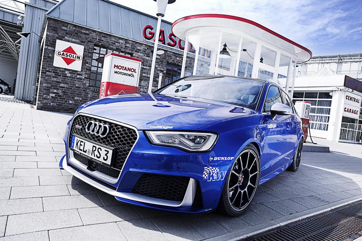 Audi RS3 Sportback Oettinger
Motor po modernizacji nie oferuj już 367 KM, ale dostarcza aż 520 KM mocy. Jak udało się uzyskać taki rezultat? Zdecydowano się na tuning elektroniczny sterownika silnikowego. Zmieniono system doładowania oraz zamontowano ulepszony wydech.
Fot. Oettinger Audi RS3 Sportback Oettinger
Motor po modernizacji nie oferuj już 367 KM, ale dostarcza aż 520 KM mocy. Jak udało się uzyskać taki rezultat? Zdecydowano się na tuning elektroniczny sterownika silnikowego. Zmieniono system doładowania oraz zamontowano ulepszony wydech.
Fot. Oettinger