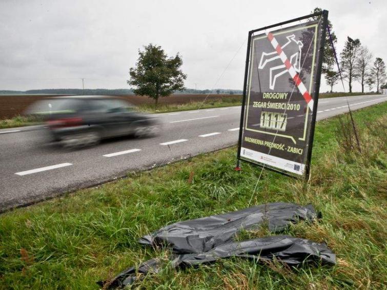 Drogowe Zegary Śmierci na krajowej szóstce Drogowe Zegary Śmierci na krajowej szóstce