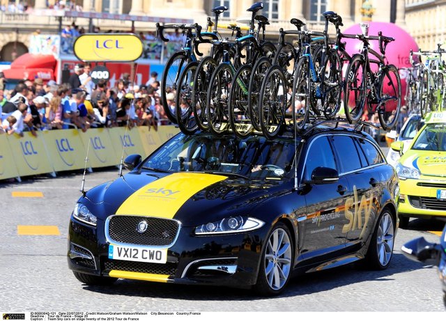 Jaguar XF Sportbrake Team Sky , Fot: Jaguar Jaguar XF Sportbrake Team Sky , Fot: Jaguar