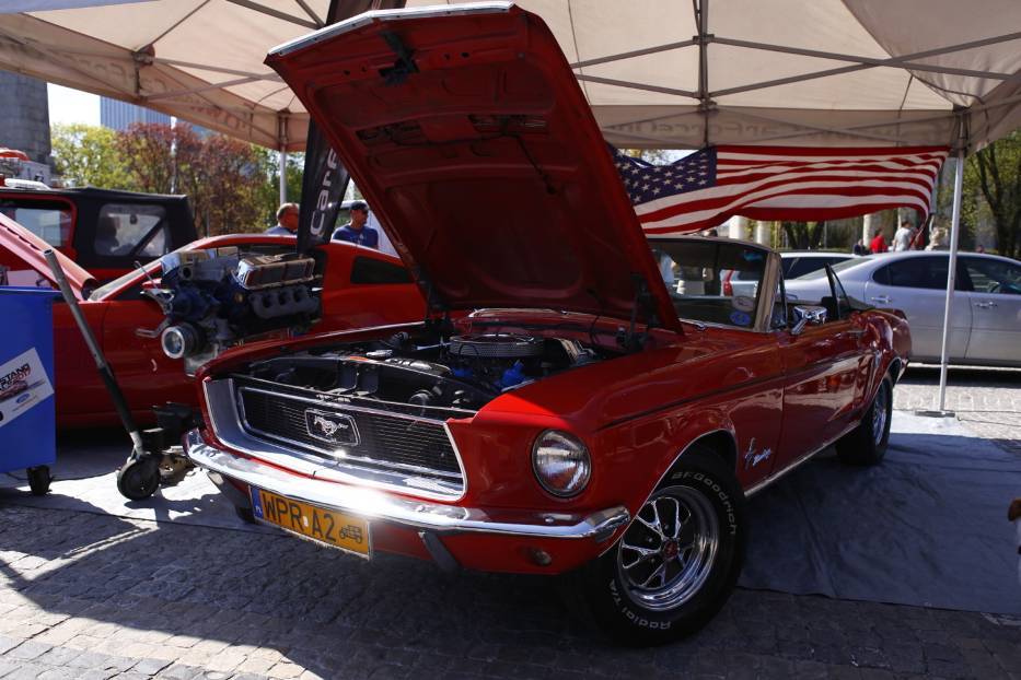 21 kwietnia, w sobotnie południe, centrum Warszawy zostało opanowane przez ponad 350 Fordów Mustangów. W ten sposób właściciele wraz z kilkunastoma tysiącami odwiedzających świętowali X ogólnopolski zlot Forda Mustanga.
Fot. Szymon Starnawski 21 kwietnia, w sobotnie południe, centrum Warszawy zostało opanowane przez ponad 350 Fordów Mustangów. W ten sposób właściciele wraz z kilkunastoma tysiącami odwiedzających świętowali X ogólnopolski zlot Forda Mustanga.
Fot. Szymon Starnawski