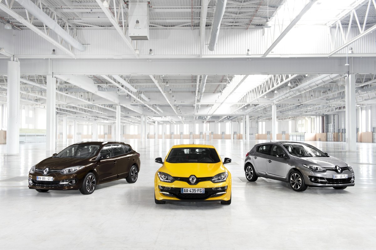 Renault Megane Grandtour, Renault Megane R.S. i Renault Megane Hatchback, Fot: Renault Renault Megane Grandtour, Renault Megane R.S. i Renault Megane Hatchback, Fot: Renault
