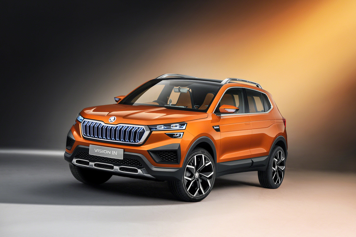 Skoda Vision IN jest średniej wielkości SUV-em i pierwszym modelem, w którym zastosowano wariant MQB-A0-IN. Fot. Skoda Skoda Vision IN jest średniej wielkości SUV-em i pierwszym modelem, w którym zastosowano wariant MQB-A0-IN. Fot. Skoda