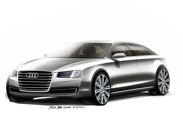 Audi A8 po faceliftingu / Fot. Audi Audi A8 po faceliftingu / Fot. Audi