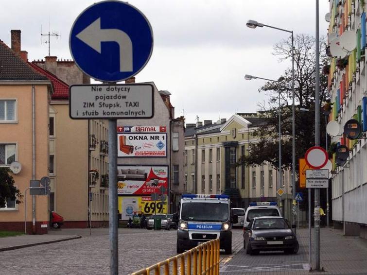 Oznakowanie ulicy Grodzkiej w Słupsku sprawia problemy Oznakowanie ulicy Grodzkiej w Słupsku sprawia problemy
