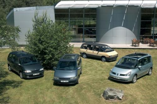 Cztery genracje Renault Espace Cztery genracje Renault Espace