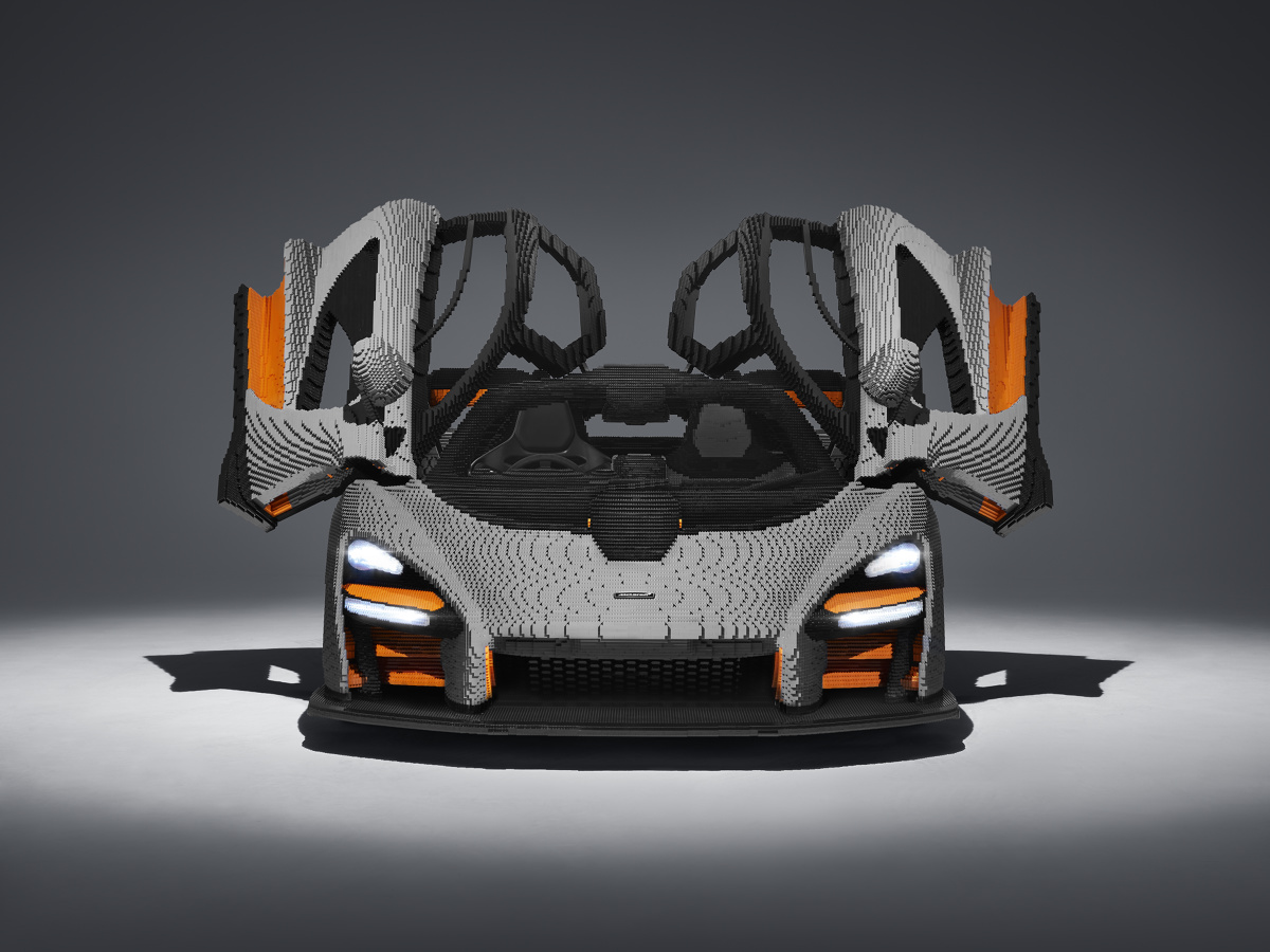 Автомобиль mclaren senna лего