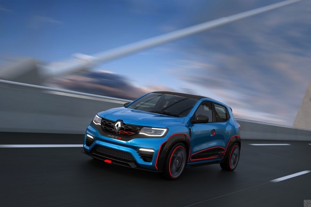 Renault KWID RACER. Takie elementy jak 18-calowe aluminiowe koła, nisko profilowe opony, nowe rozwiązania aerodynamiczne, kubełkowe fotele i klatka bezpieczeństwa w kabinie w oczywisty sposób nawiązują do świata sportów samochodowych / Fot. Renault Renault KWID RACER. Takie elementy jak 18-calowe aluminiowe koła, nisko profilowe opony, nowe rozwiązania aerodynamiczne, kubełkowe fotele i klatka bezpieczeństwa w kabinie w oczywisty sposób nawiązują do świata sportów samochodowych / Fot. Renault