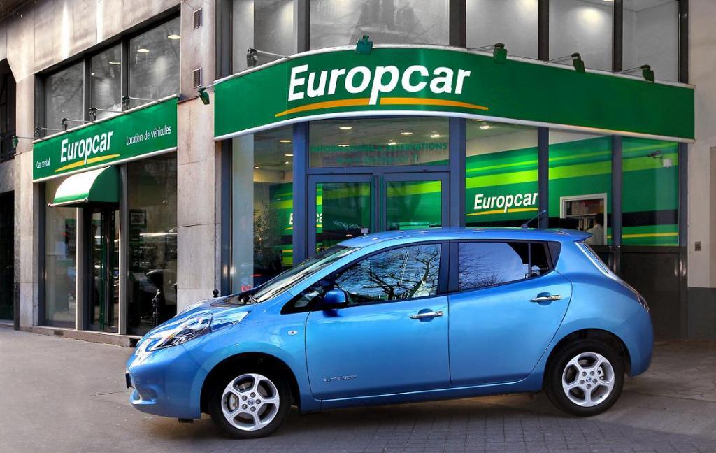 Nissan Leaf w wypożyczalniach Europcar
