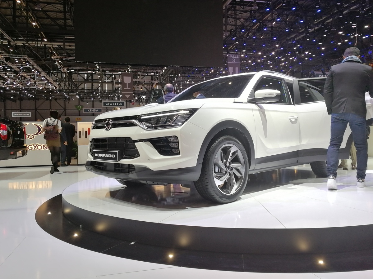Korando, najnowszy model SsangYong zaprezentowany na salonie w Genewie. Fot. SsangYong Polska Korando, najnowszy model SsangYong zaprezentowany na salonie w Genewie. Fot. SsangYong Polska