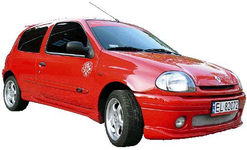 Clio w kolorze Red