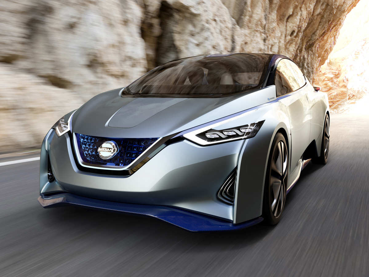 Nissan IDS Concept
Pojazdem mogą podróżować cztery osoby. Sercem nowości jest silnik elektryczny, wspierany przez akumulator o pojemności 60 kWh.
Fot. Nissan
Nissan IDS Concept
Pojazdem mogą podróżować cztery osoby. Sercem nowości jest silnik elektryczny, wspierany przez akumulator o pojemności 60 kWh.
Fot. Nissan