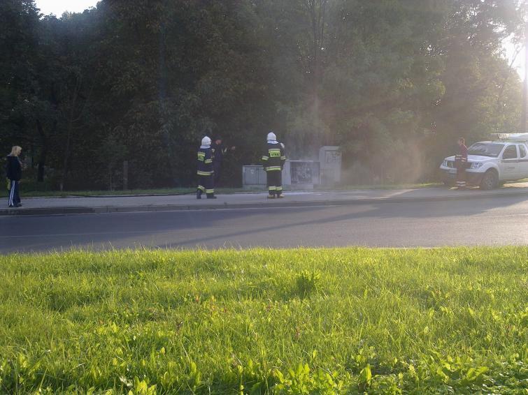 Trasa Mielno - Mścice: Pożar wyłączył sygnalizację świetlną Trasa Mielno - Mścice: Pożar wyłączył sygnalizację świetlną