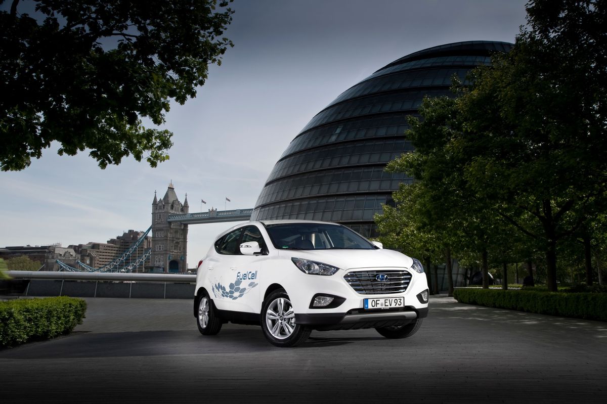 Hyundai ix35 Fuel Cell na ulicach kolejnych miast