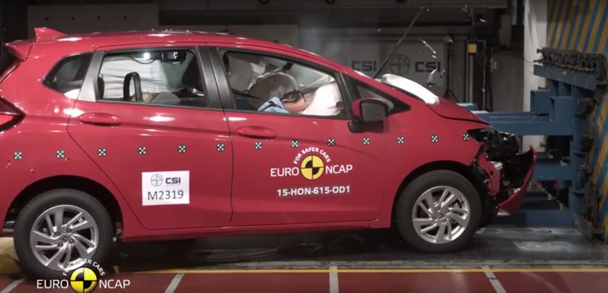 Honda Jazz w testach zderzeniowych Euro NCAP