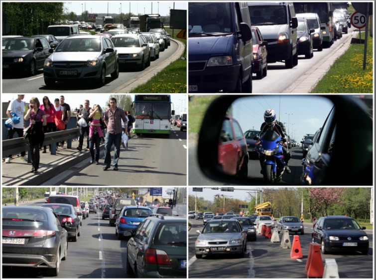 Kolejny dzień koszmaru na ulicy Gdańskiej w Szczecinie Kolejny dzień koszmaru na ulicy Gdańskiej w Szczecinie