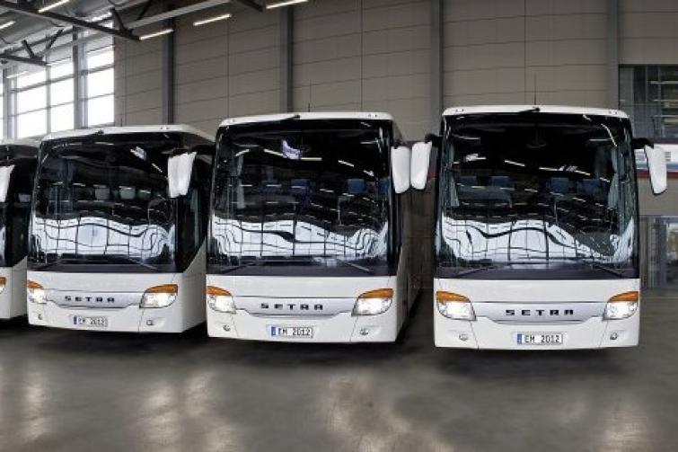 Autobusy Setra dla piłkarzy na Euro 2012. Zobacz film Autobusy Setra dla piłkarzy na Euro 2012. Zobacz film