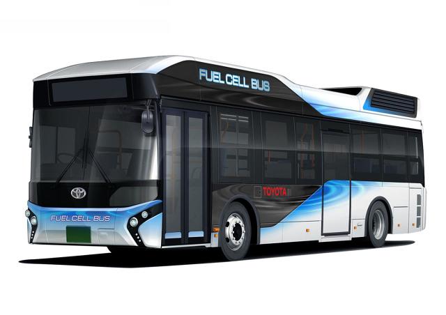 Na początku 2017 roku Toyota rozpocznie sprzedaż autobusów Toyota FC Bus napędzanych wodorowymi ogniwami paliwowymi. Producent planuje wprowadzić do użytku ponad 100 takich pojazdów przed Igrzyskami Olimpijskimi w Tokio w 2020 roku.
Fot. Toyota Na początku 2017 roku Toyota rozpocznie sprzedaż autobusów Toyota FC Bus napędzanych wodorowymi ogniwami paliwowymi. Producent planuje wprowadzić do użytku ponad 100 takich pojazdów przed Igrzyskami Olimpijskimi w Tokio w 2020 roku.
Fot. Toyota