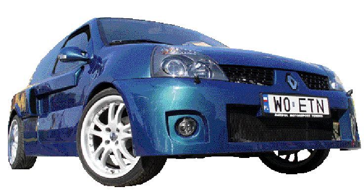 Renault clio V6? Nie, to zwykła cliówka po profesjonalnym tuningu. fot. tomasz jabłoński Renault clio V6? Nie, to zwykła cliówka po profesjonalnym tuningu. fot. tomasz jabłoński