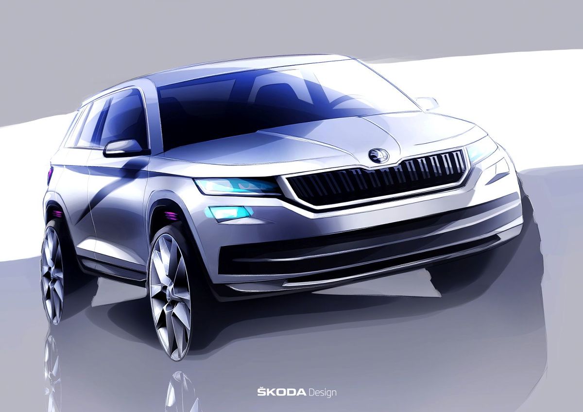 Skoda Kodiaq
Producent pokazał jak nowy SUV o nazwie Kodiaq prezentuje się na pierwszych szkicach. Wersja produkcyjna auta ma zadebiutować we wrześniu.
Fot. Skoda Skoda Kodiaq
Producent pokazał jak nowy SUV o nazwie Kodiaq prezentuje się na pierwszych szkicach. Wersja produkcyjna auta ma zadebiutować we wrześniu.
Fot. Skoda