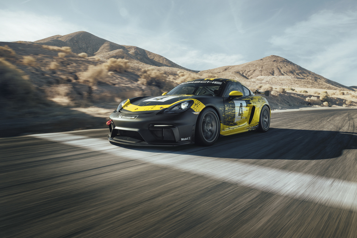Porsche 718 Cayman GT4 Clubsport
Do napędzania 718 Cayman GT4 Clubsport służy 6-cylindrowy silnik typu bokser o pojemności 3,8 litra, generujący moc 425 KM – czyli o 40 KM wyższą niż jednostka poprzednika.
Fot. Porsche Porsche 718 Cayman GT4 Clubsport
Do napędzania 718 Cayman GT4 Clubsport służy 6-cylindrowy silnik typu bokser o pojemności 3,8 litra, generujący moc 425 KM – czyli o 40 KM wyższą niż jednostka poprzednika.
Fot. Porsche