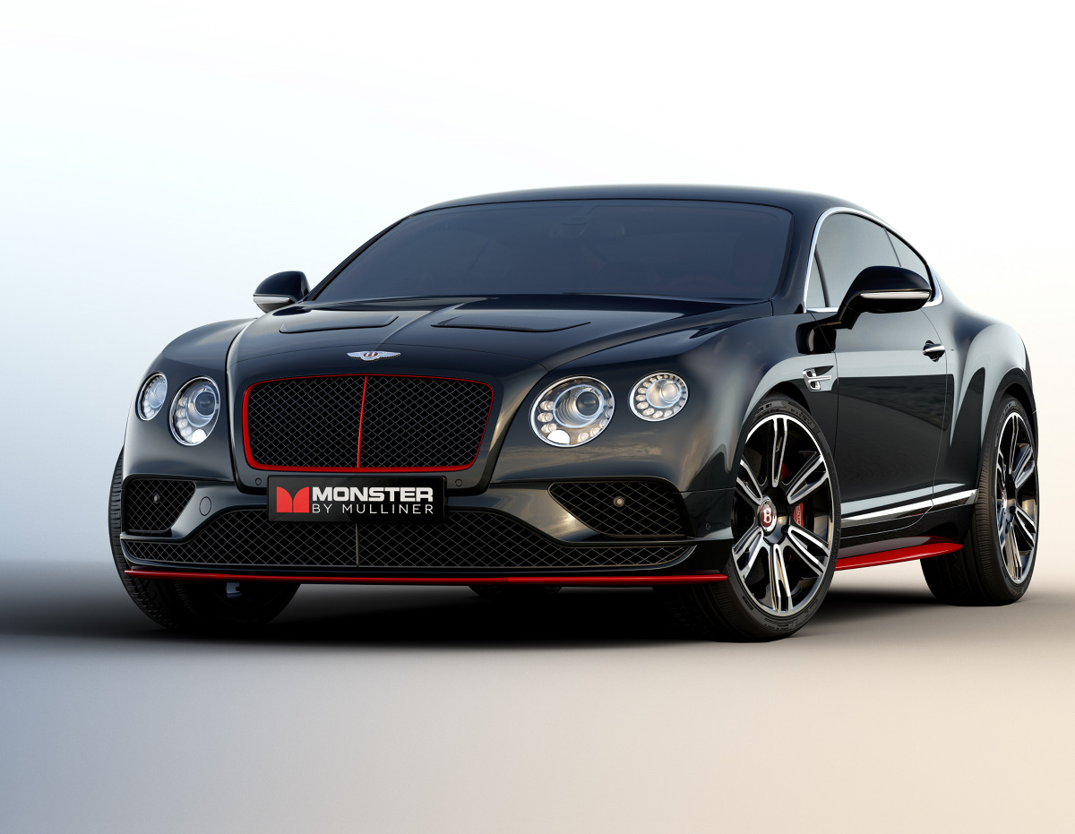Bentley Continental Gt Monster. Dobrze Nagłośniony