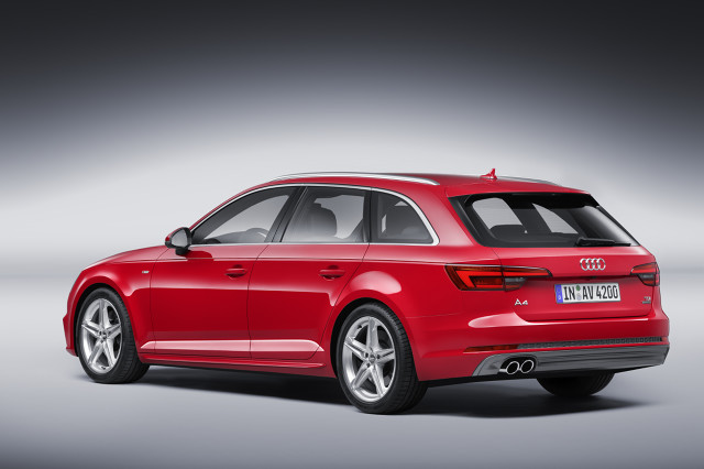 Audi A4
Pojemność bagażnika (l): 490 (1430)
Cena wersji podstawowej (zł): 138 400
Fot. Audi Audi A4
Pojemność bagażnika (l): 490 (1430)
Cena wersji podstawowej (zł): 138 400
Fot. Audi