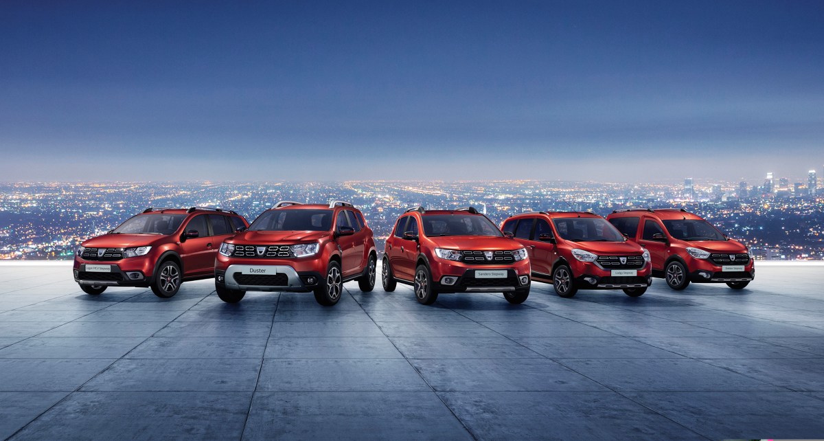 Aktualna gama samochodów marki Dacia. Fot. Dacia Aktualna gama samochodów marki Dacia. Fot. Dacia